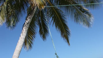 On the beach, snorkeling, kayaking, fishing