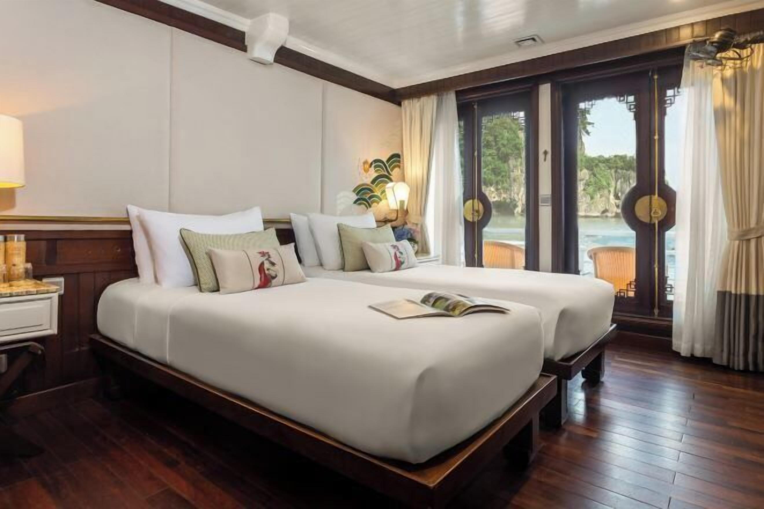 Een kluis op de kamer, geluiddichte muren, beddengoed