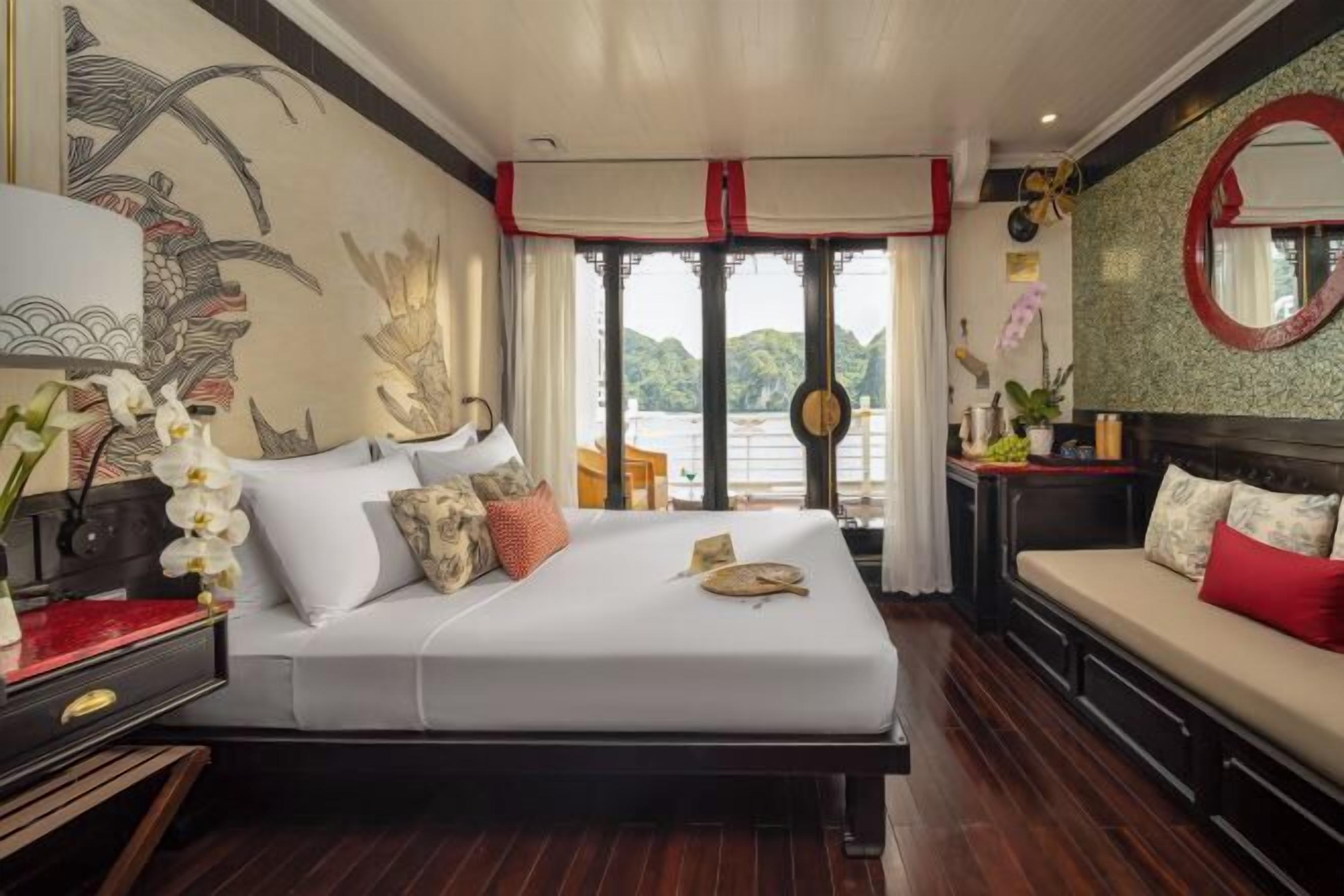 Een kluis op de kamer, geluiddichte muren, beddengoed