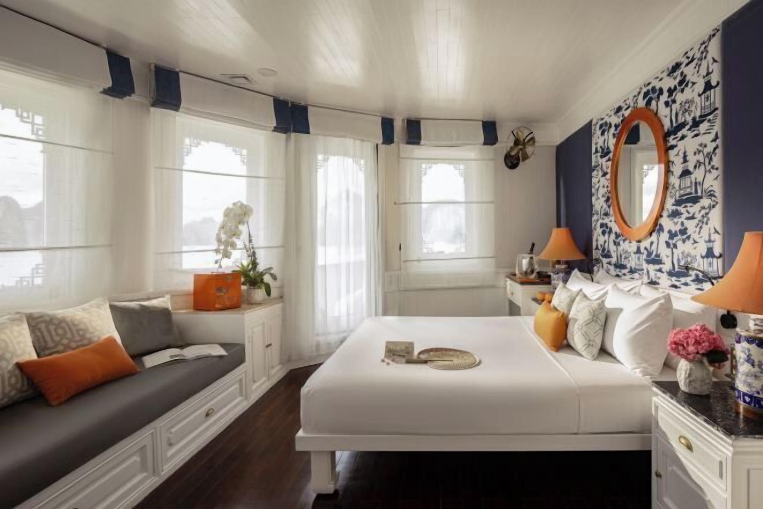 Een kluis op de kamer, geluiddichte muren, beddengoed