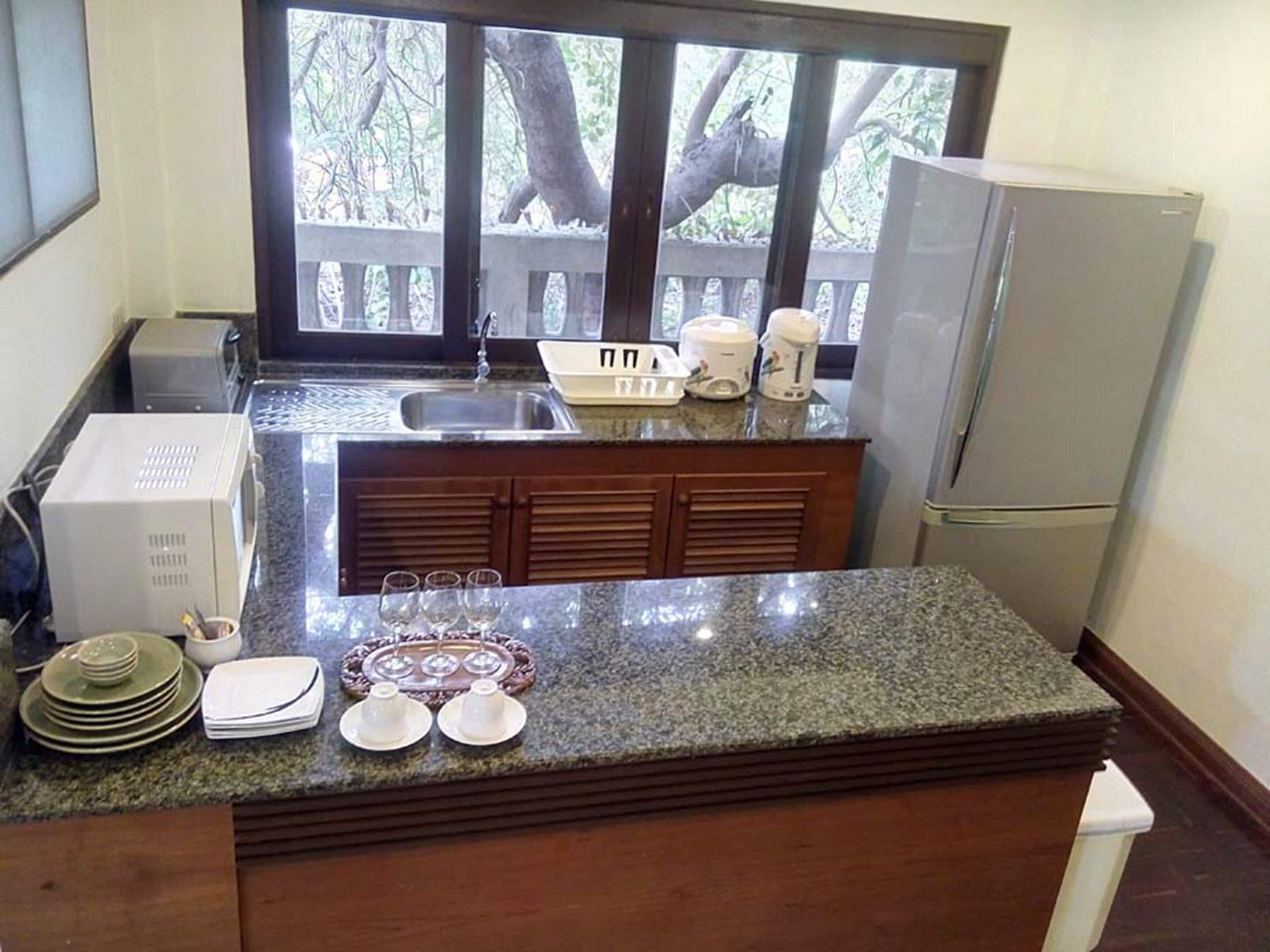 deluxe villa, 2 bedrooms, kitchen | private kitchenette