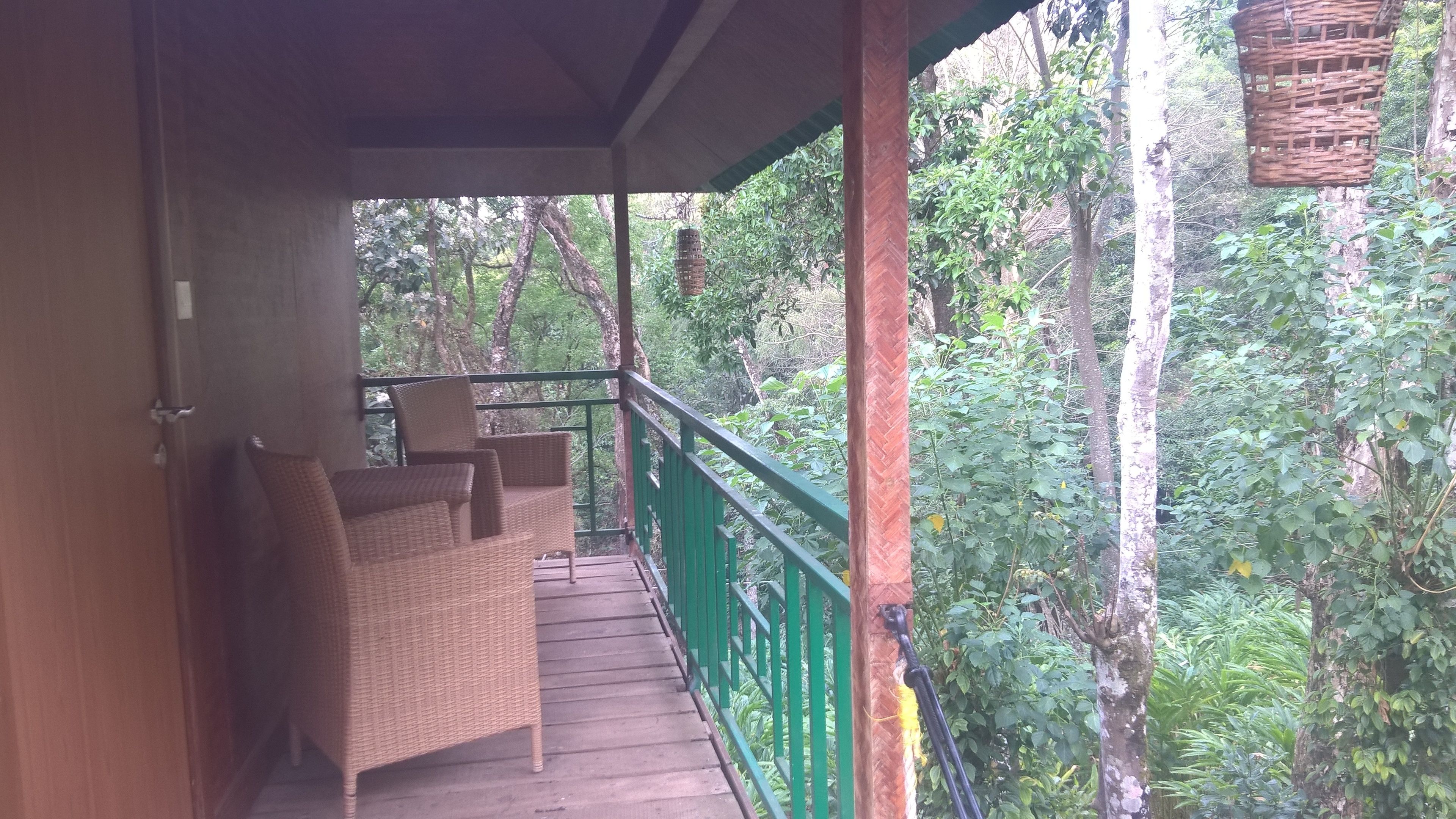 standard tree house, 1 bedroom, bathtub, hill view | terrace/patio