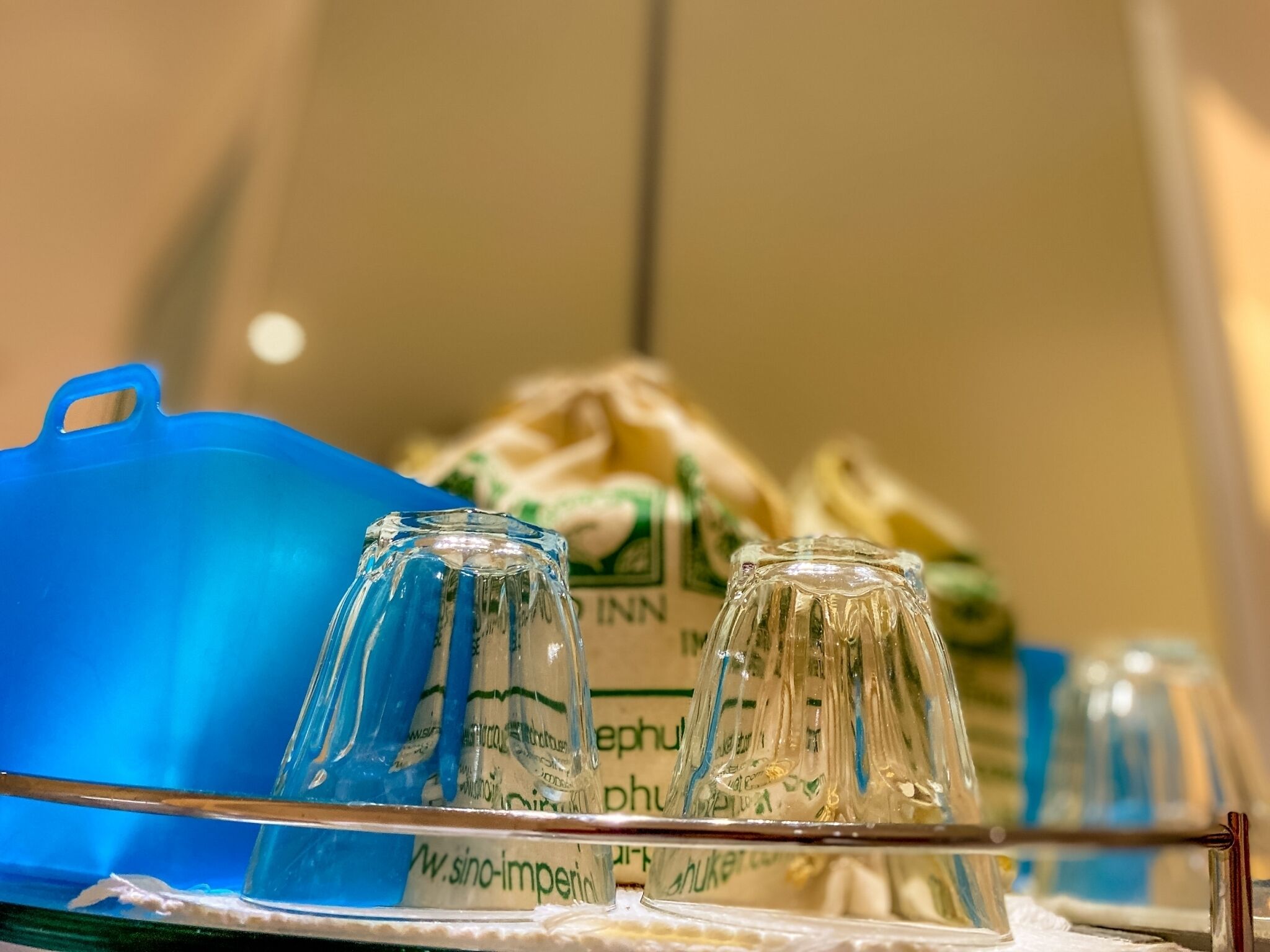 deluxe room | bathroom amenities | shower, designer toiletries, slippers, towels