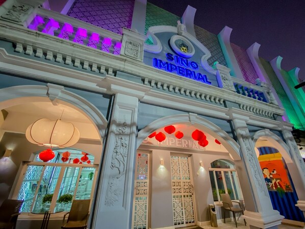 Front of property - evening/night