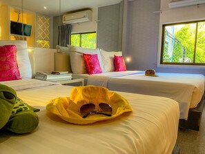 Family Room | Minibar, in-room safe, individually decorated, desk - Sino Imperial Design Hotel (Phuket)