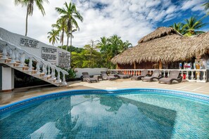 2 outdoor pools, open 6:30 AM to 10 PM, pool umbrellas, pool loungers - Jacó Laguna Resort and Beach Club (Jacó)