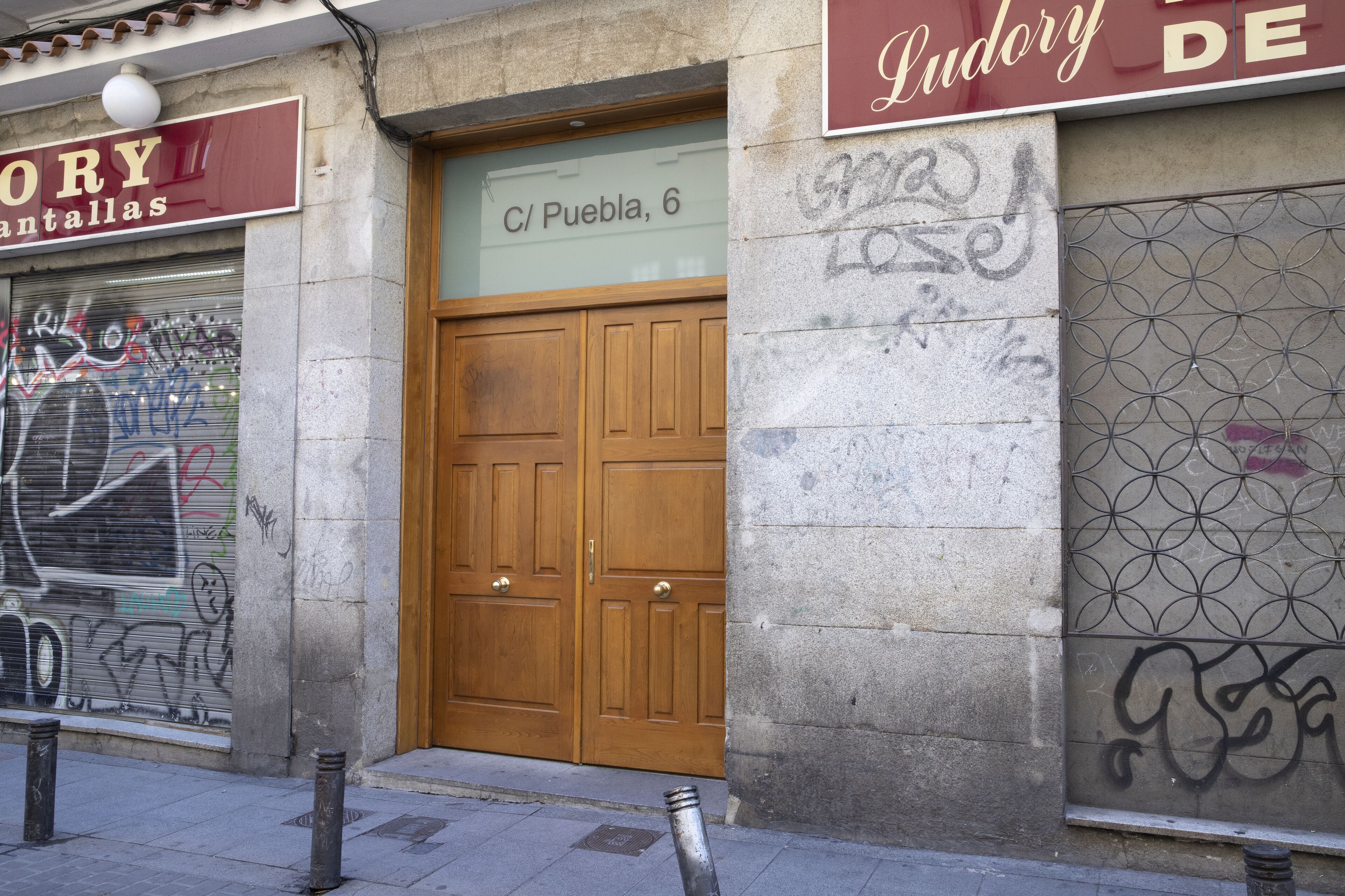 Entrada de la propiedad