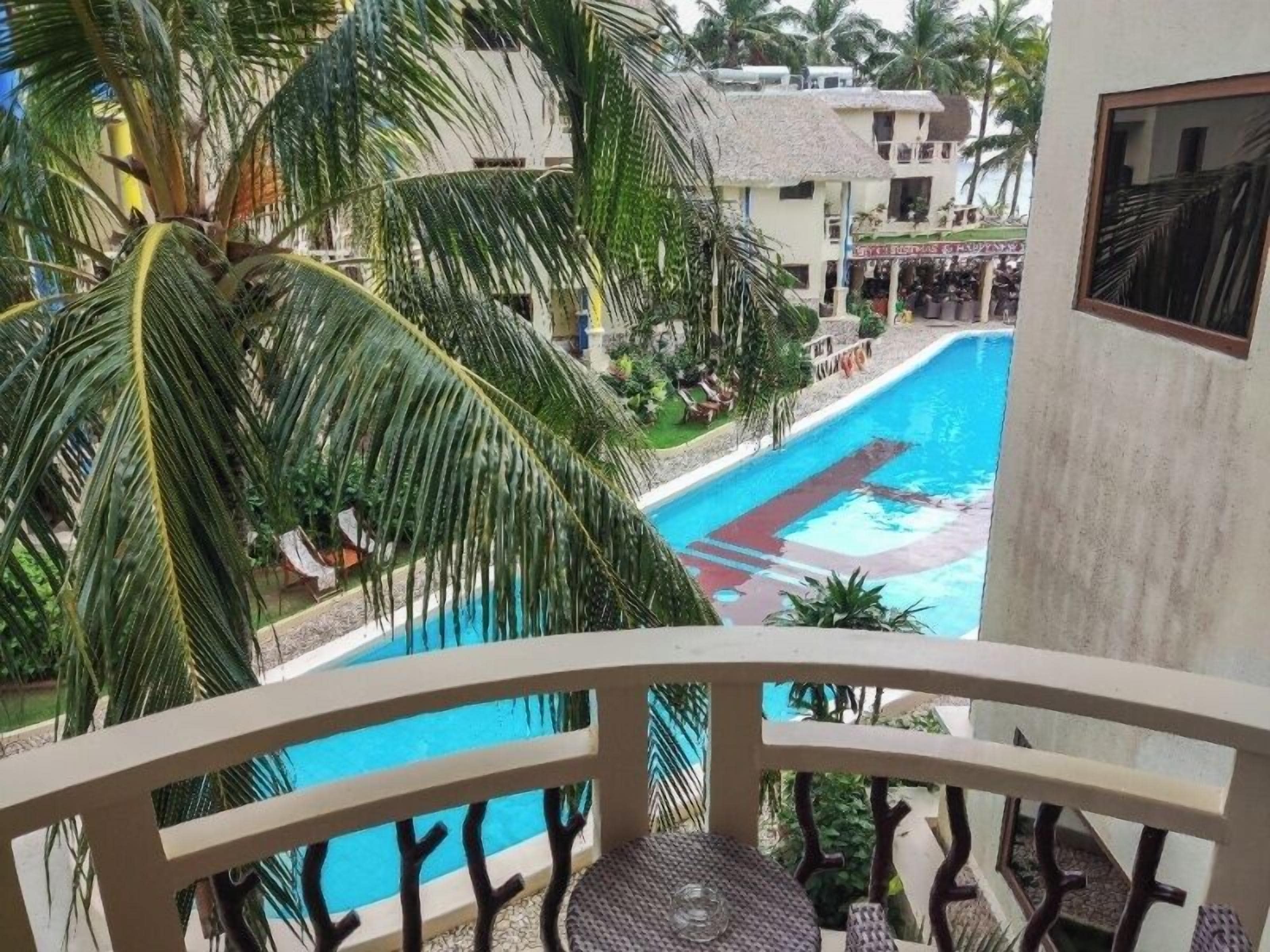 family capiz pool view | view from room