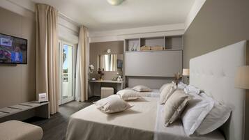 Coffres-forts dans les chambres, chambres insonorisées, lit parapluie