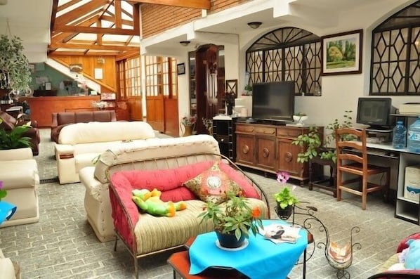 Lobby sitting area
