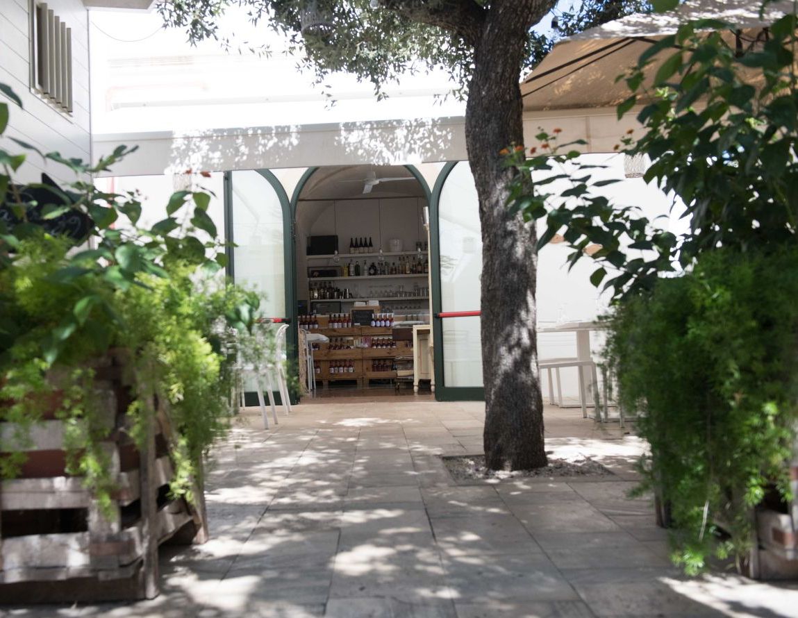 Entrée de l’hébergement