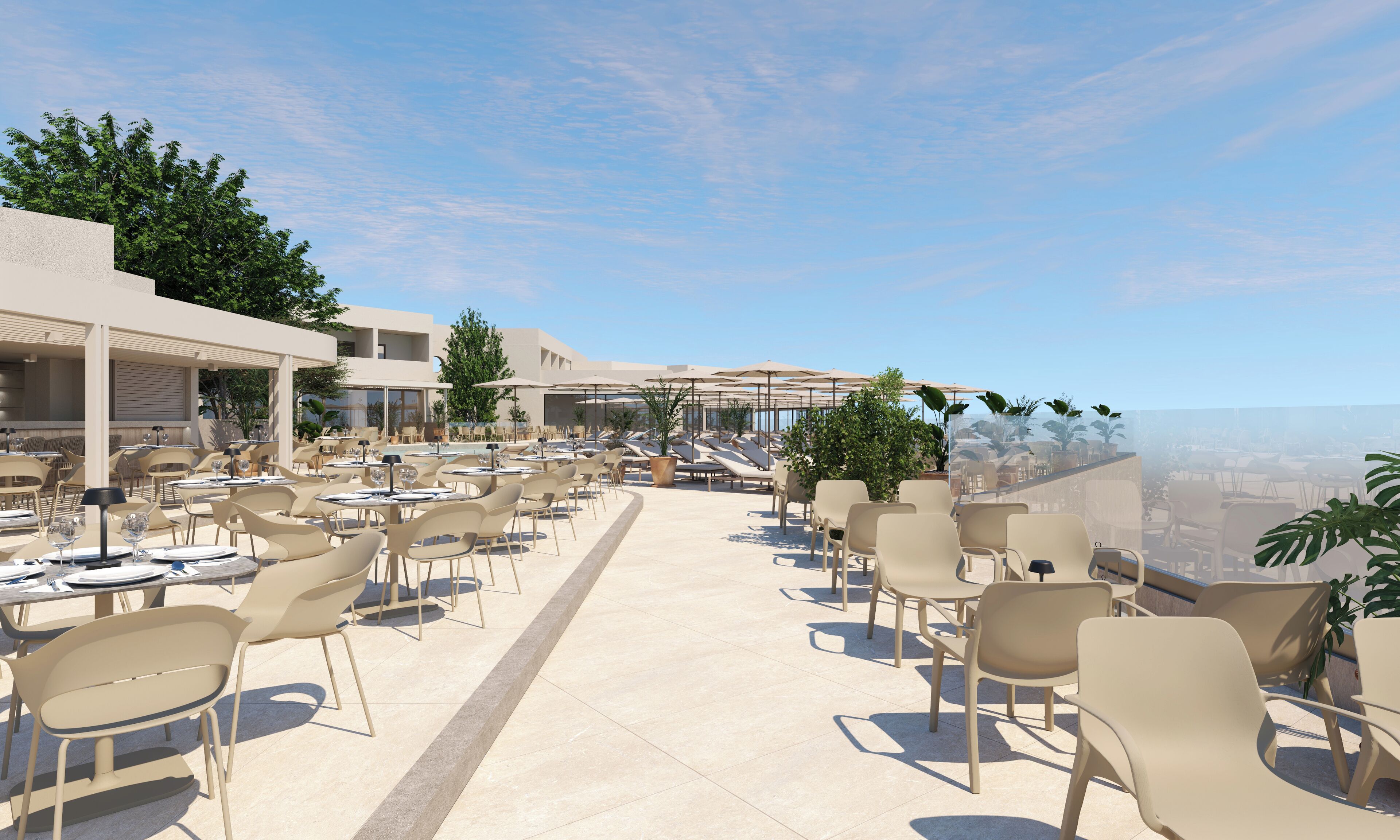 3 restaurants, breakfast served