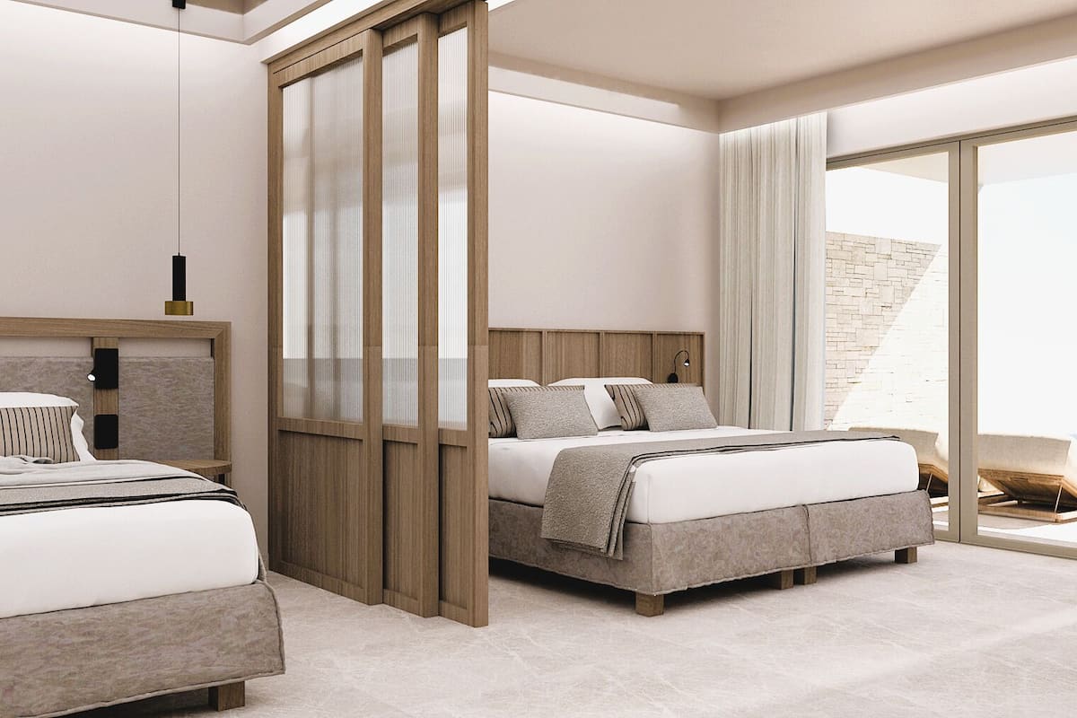 Junior Suite Private Plunge Pool | In-room safe, blackout drapes, iron/ironing board, free WiFi