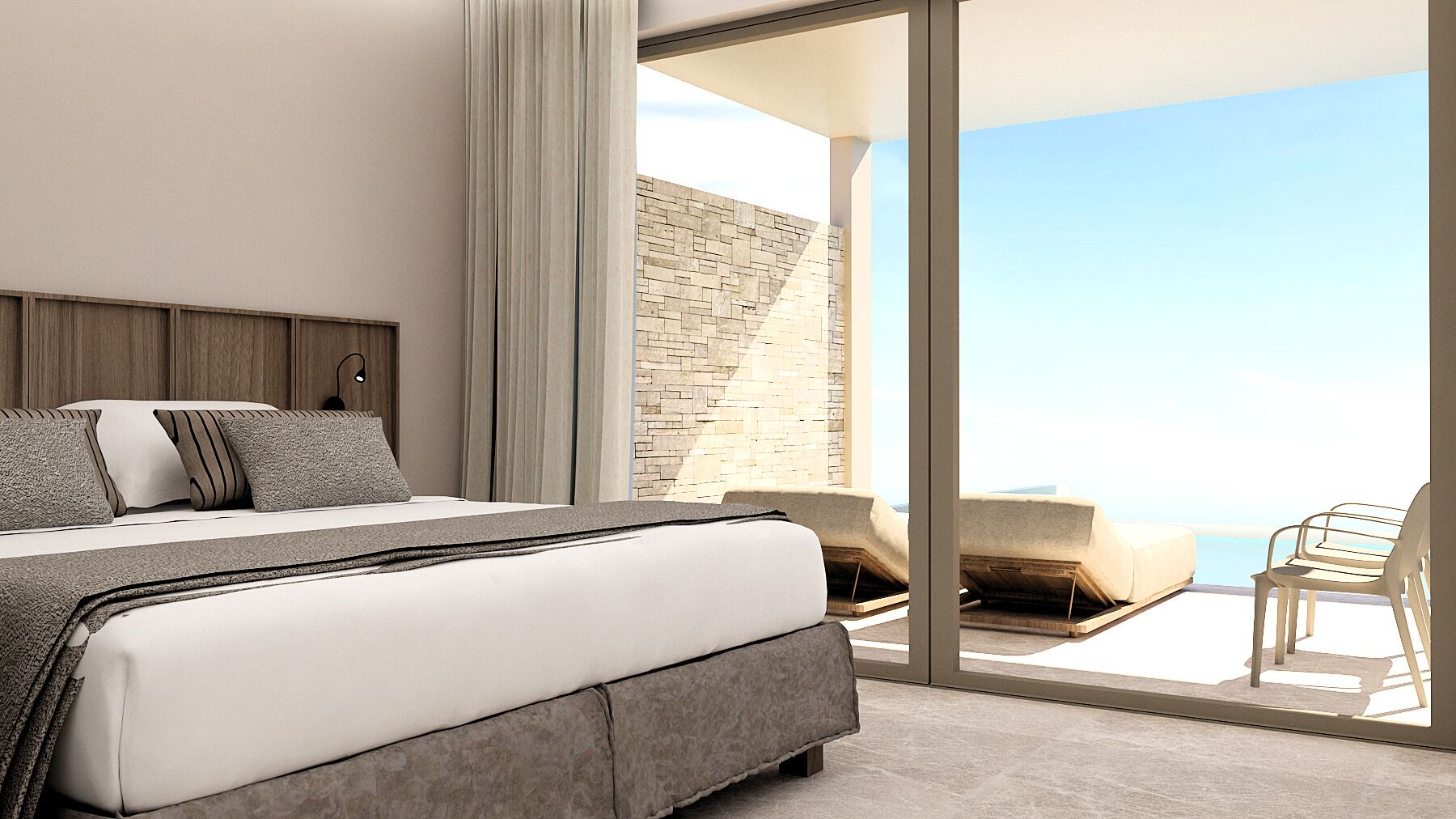 Junior Suite Private Plunge Pool | Una cassaforte in camera, tende oscuranti, ferro/asse da stiro