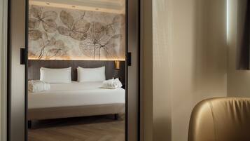 Junior-Suite, 1 Doppelbett | Hochwertige Bettwaren, Daunenbettdecken, Minibar, Zimmersafe