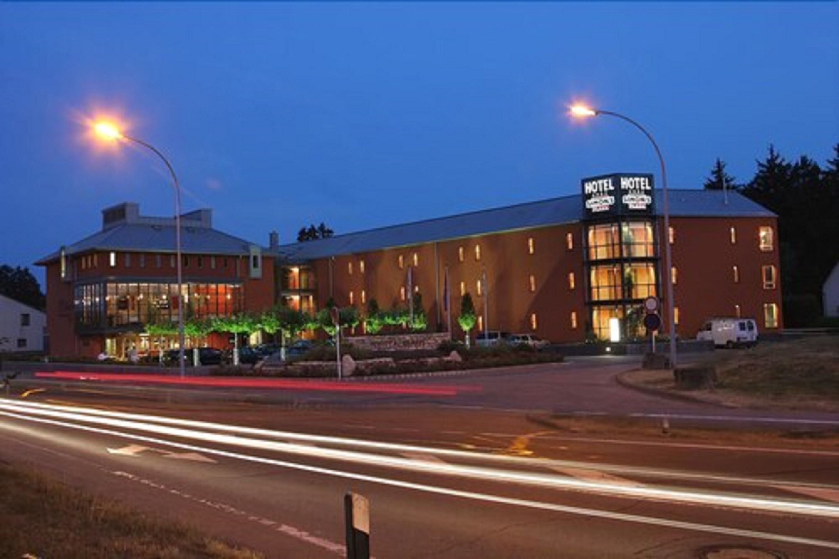 front of property – evening/night