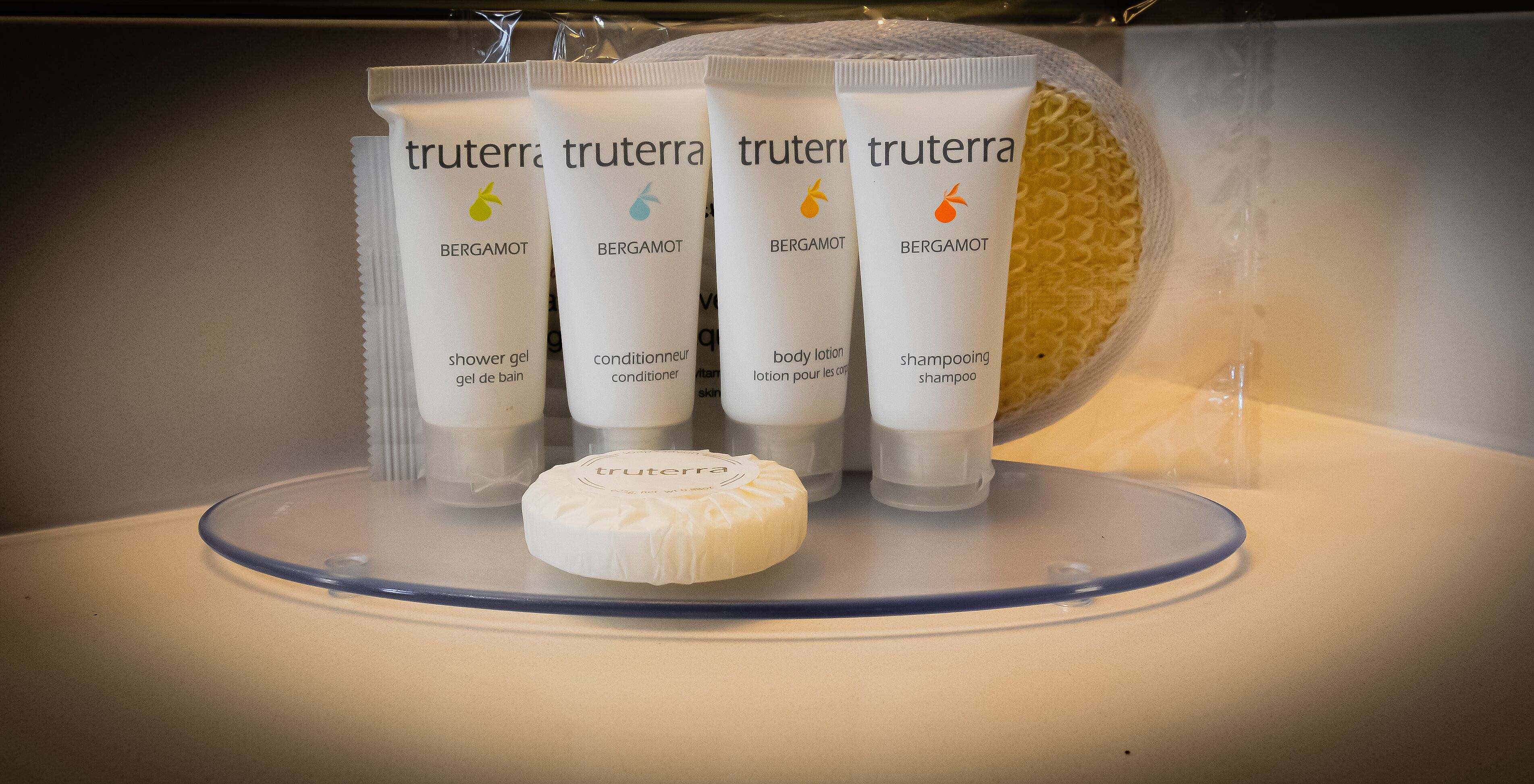 standard room, 2 queen beds | bathroom | hair dryer, towels