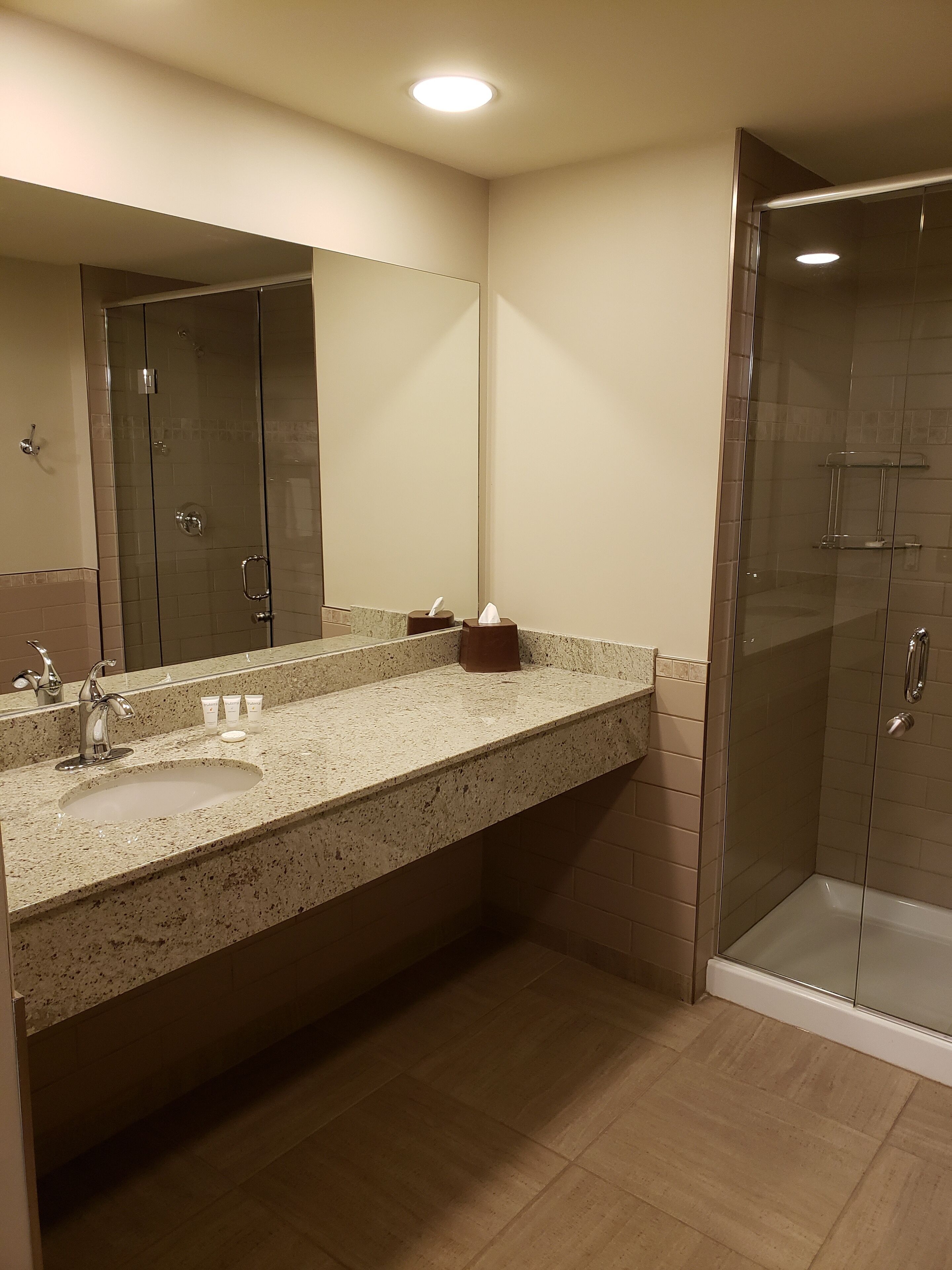 deluxe room | bathroom | hair dryer, towels