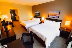 Ropa de cama de alta calidad, escritorio y cortinas blackout 