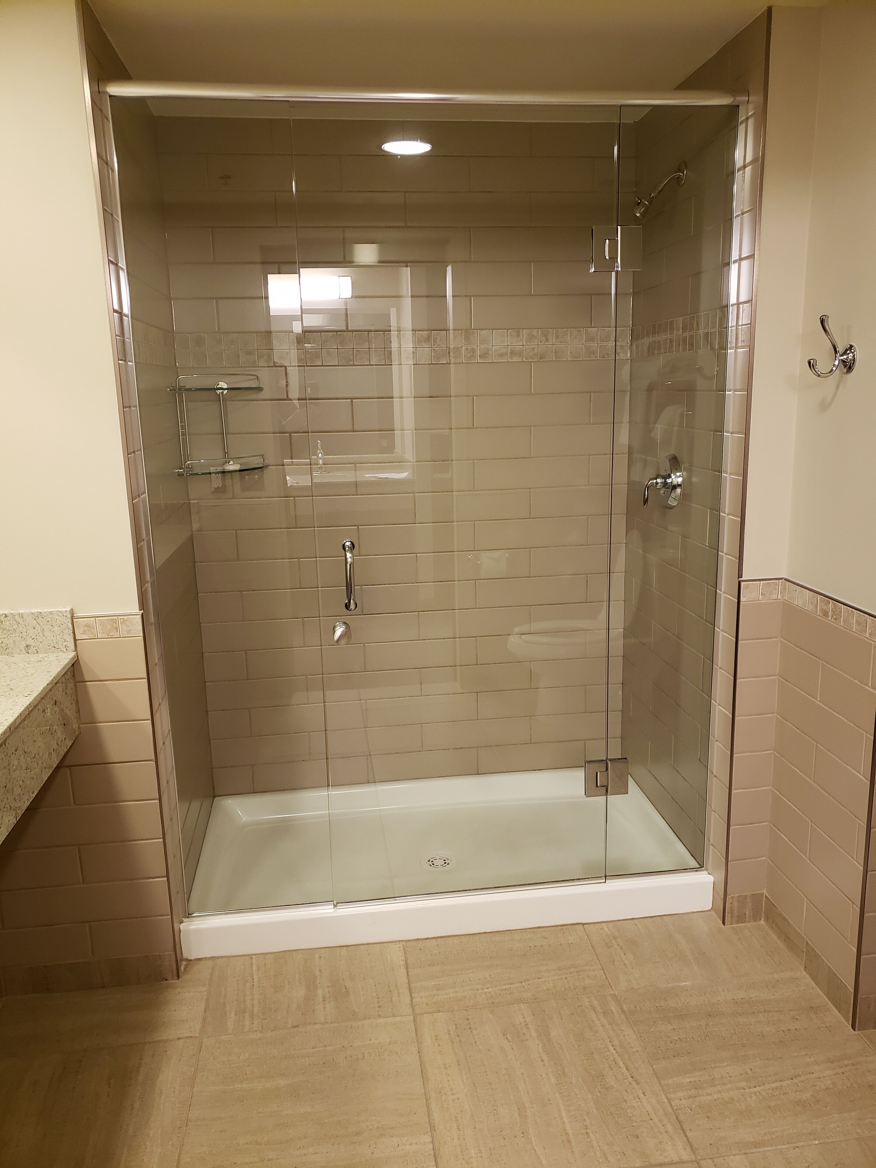 deluxe room | bathroom shower