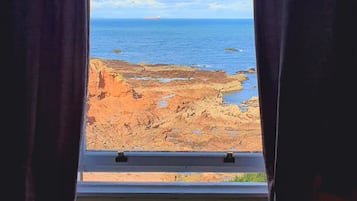 Vue sur la plage/lâocĂ©an