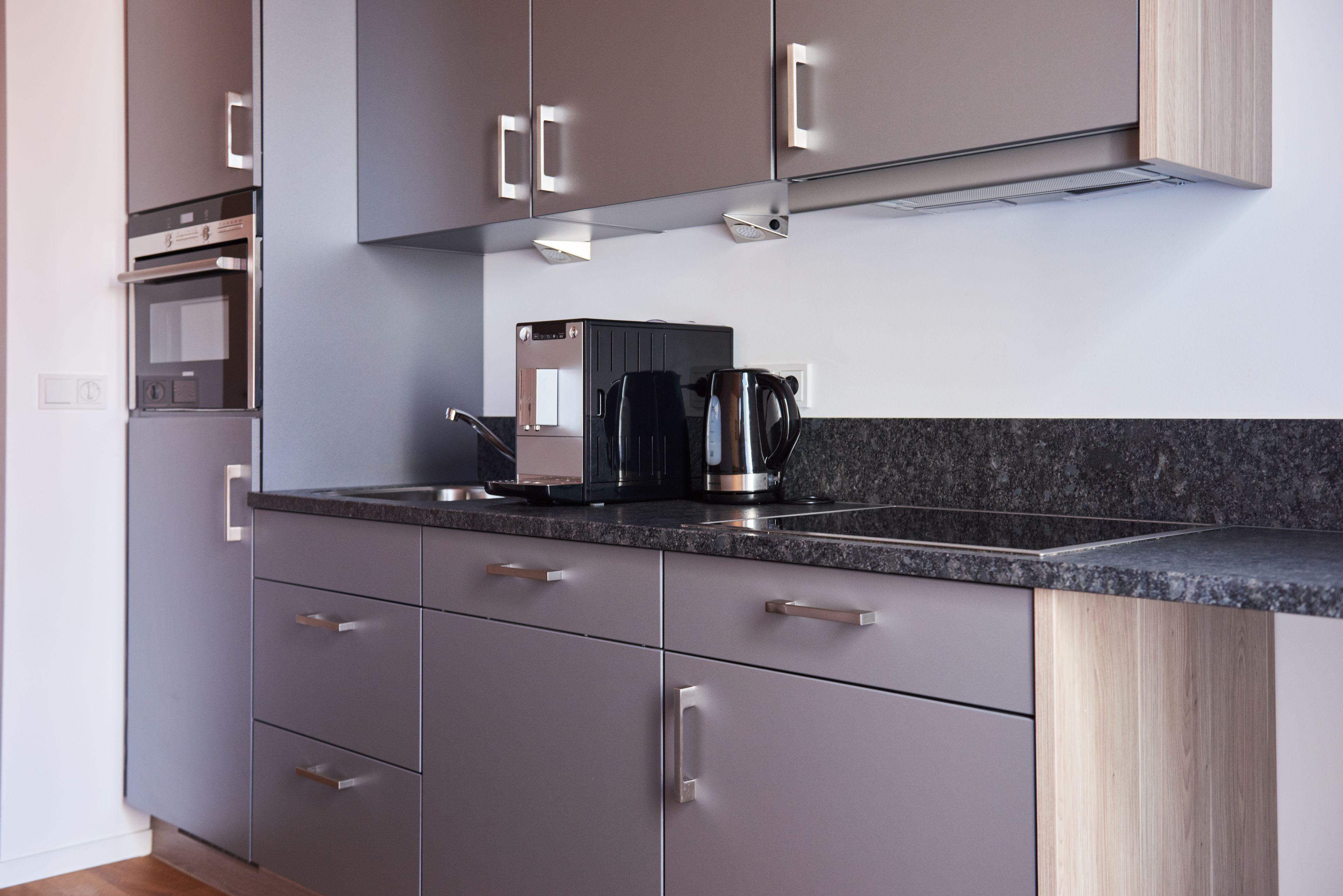 deluxe suite, 1 king bed | private kitchen | coffee/tea maker