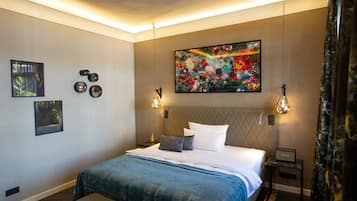 Comfort-Doppelzimmer | Hochwertige Bettwaren, Daunenbettdecken, Pillowtop-Betten, Minibar