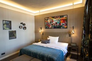 Comfort-Doppelzimmer | Hochwertige Bettwaren, Daunenbettdecken, Pillowtop-Betten, Minibar
