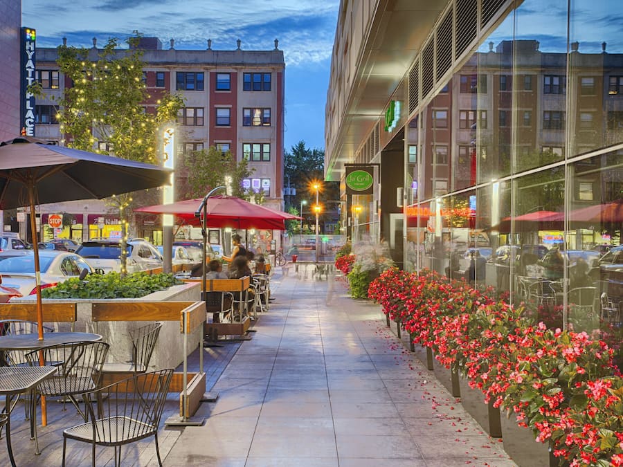 Utsikt fra overnattingsstedet