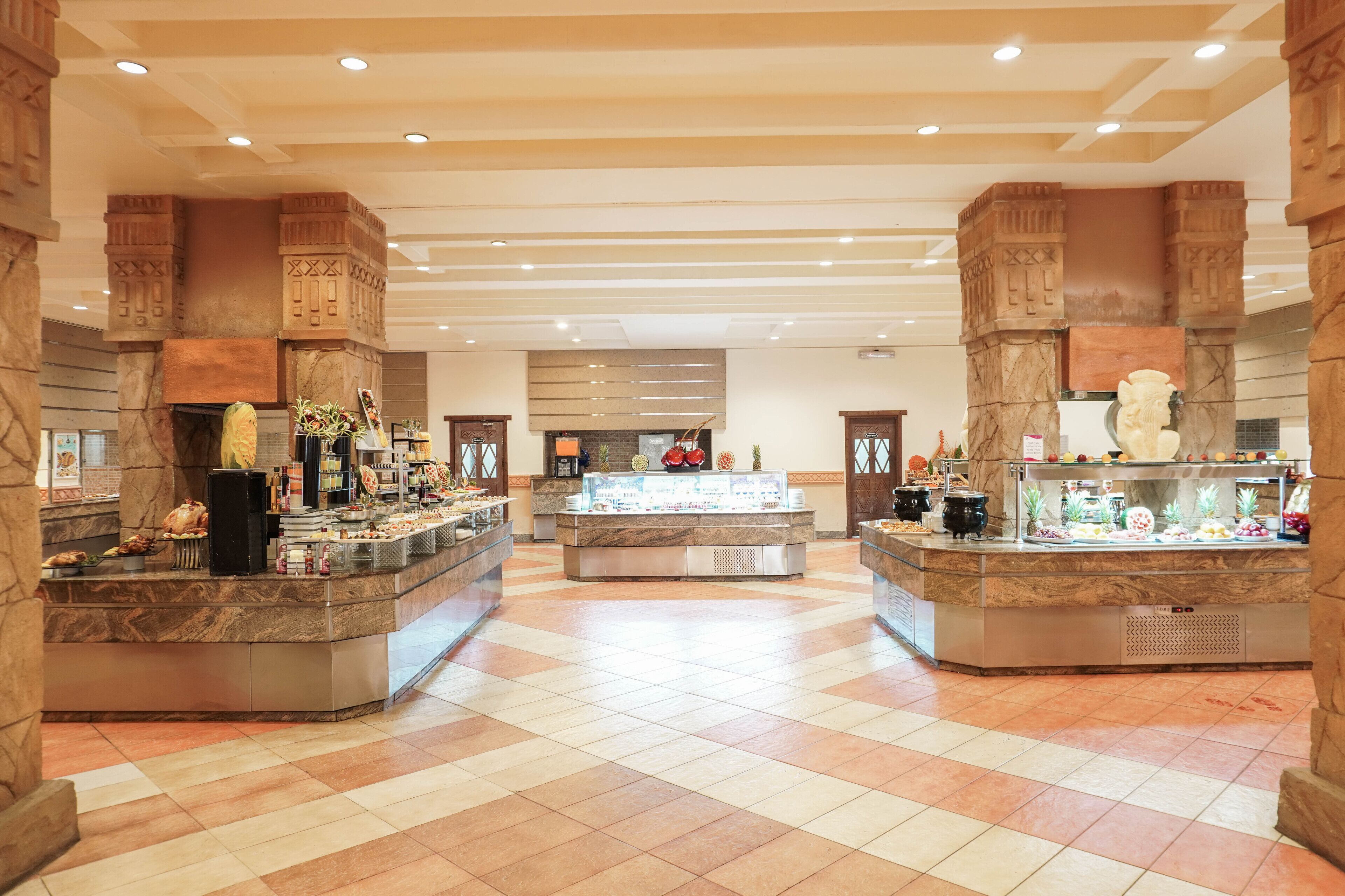 3 restaurants, breakfast, lunch, dinner served; international cuisine