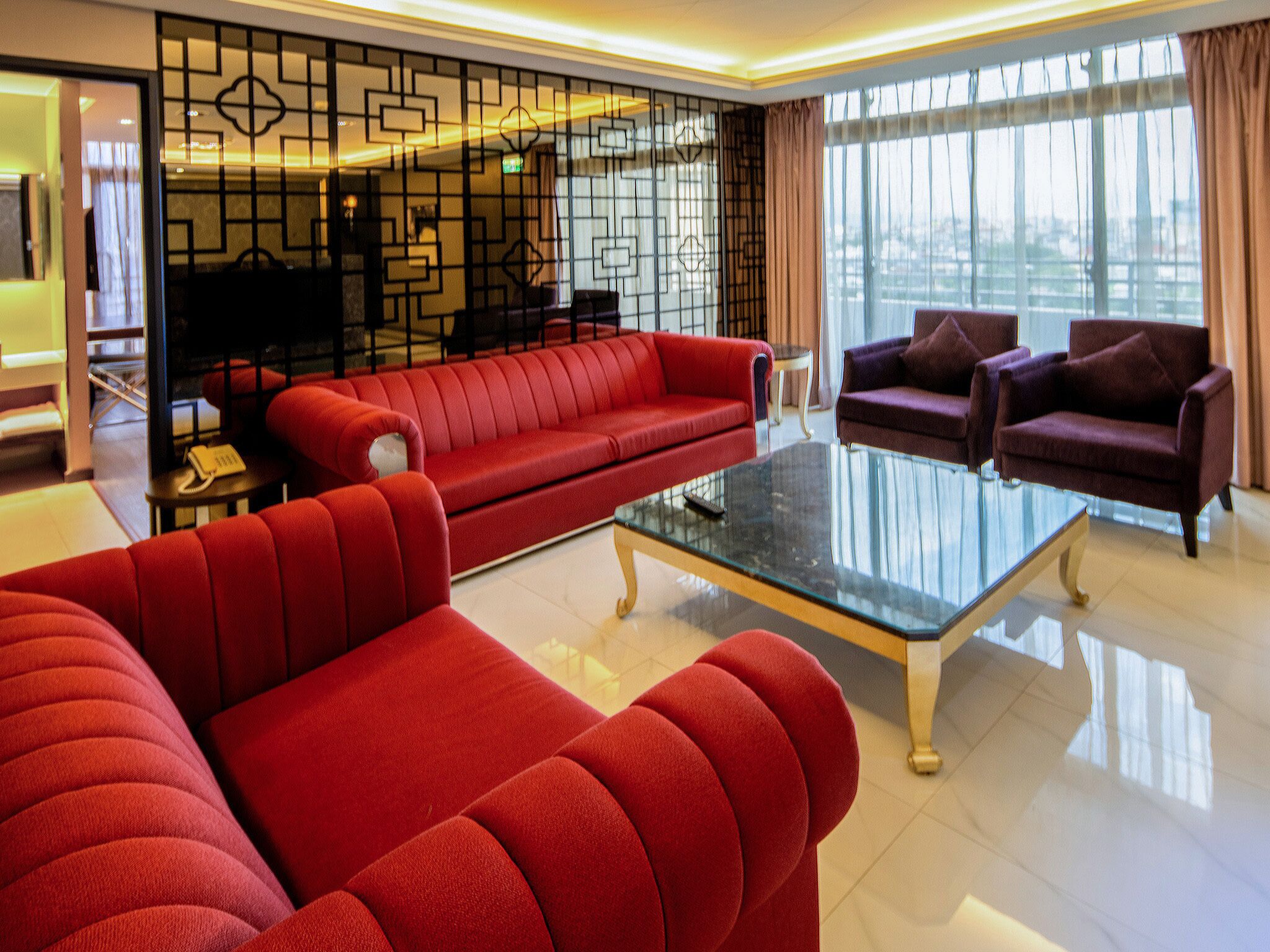 Suite Studio Présidentielle | Coin séjour