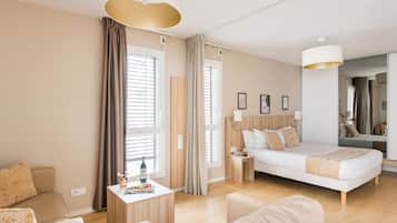 1 habitación y ropa de cama de alta calidad