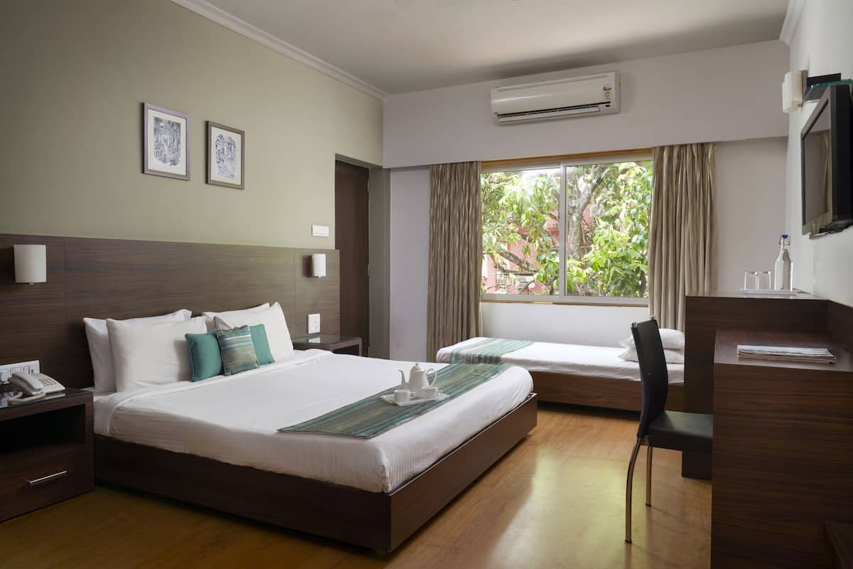 1 chambre, literie de qualité supérieure, bureau, rideaux occultants