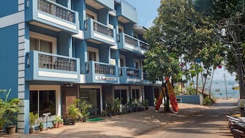 A szálláshely homlokzata