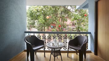 Luksus-værelse - flere senge - balkon | Balkon