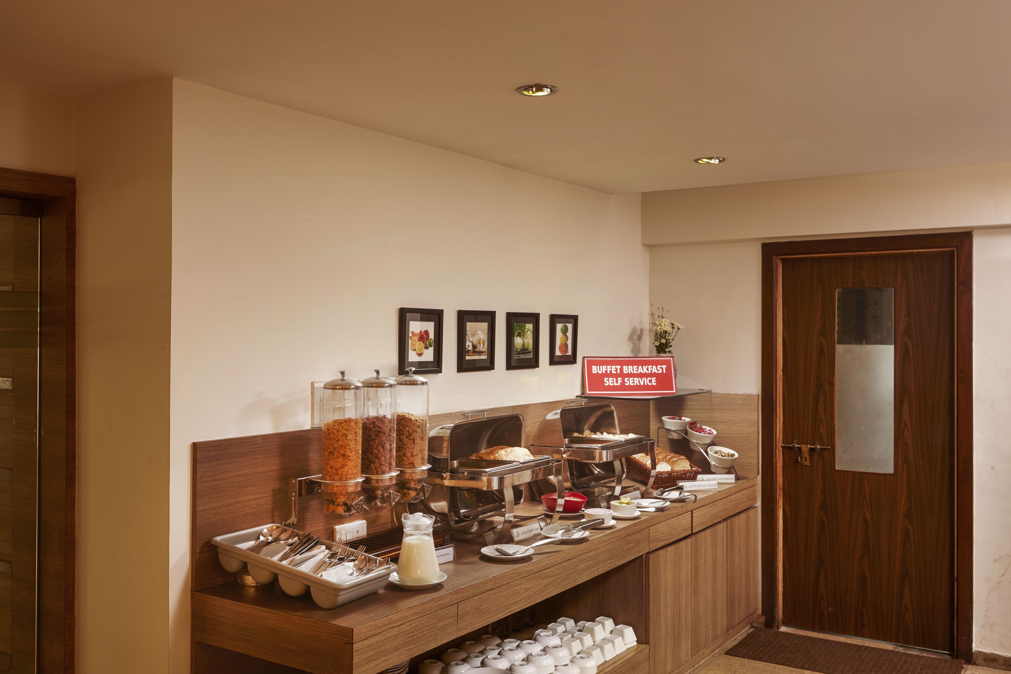 daily buffet breakfast (inr 250 per person)