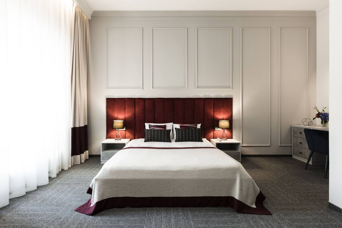 Luxury Double Room | Pillowtop beds, minibar, in-room safe, iron/ironing board (on request)