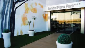 Overnatningsstedets indgangsparti