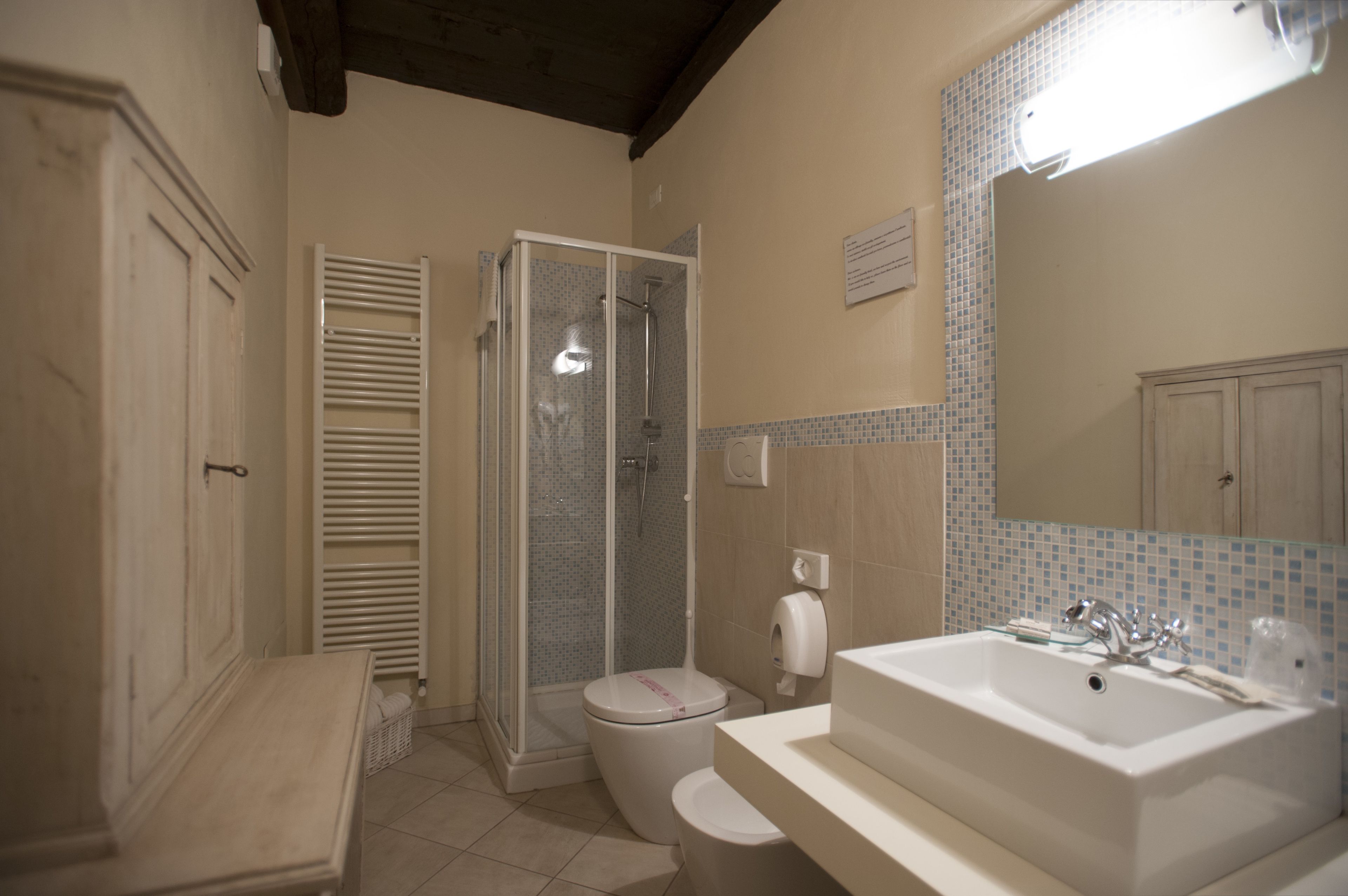 standard room, 1 double bed | bathroom | shower, free toiletries, hair dryer, towels