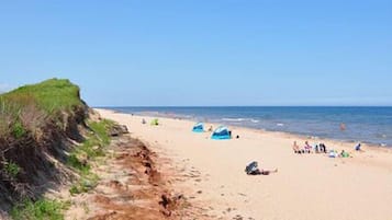 Vlak bij het strand