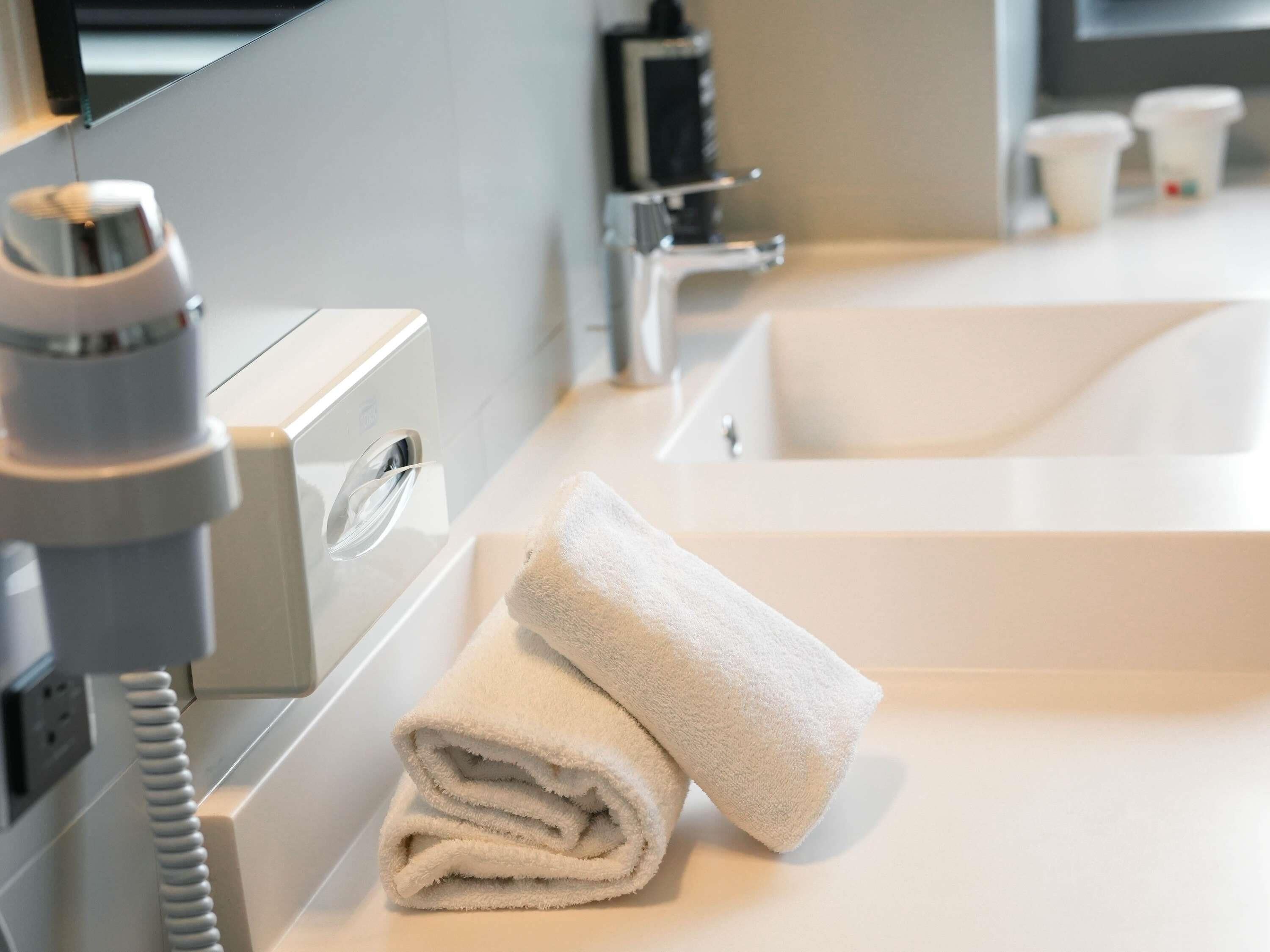 premium bedding, memory-foam beds, in-room safe, desk