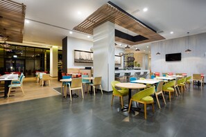 Daily buffet breakfast (PAB 8 per person)