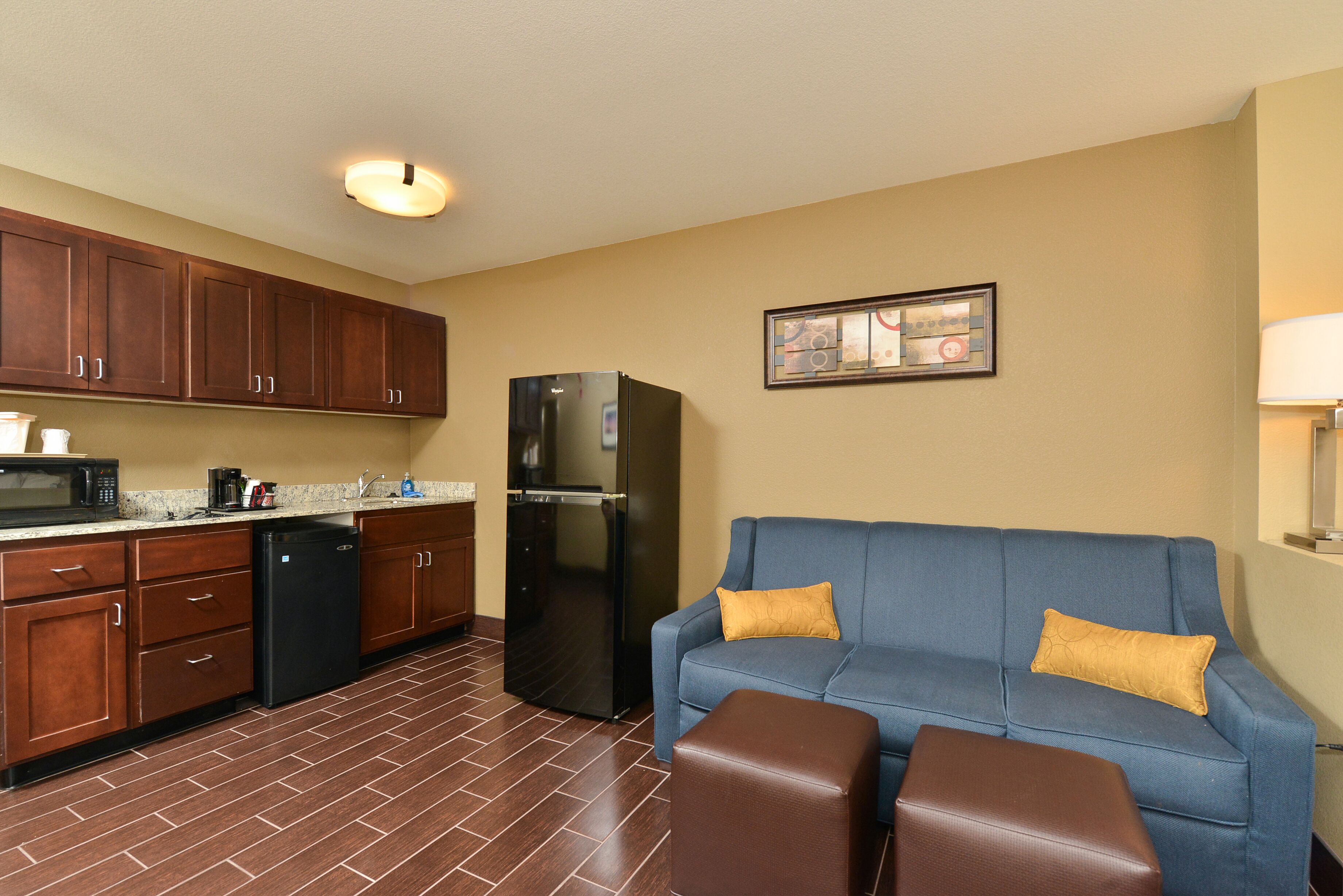 suite, non smoking, kitchenette | private kitchen | fridge, microwave, coffee/tea maker