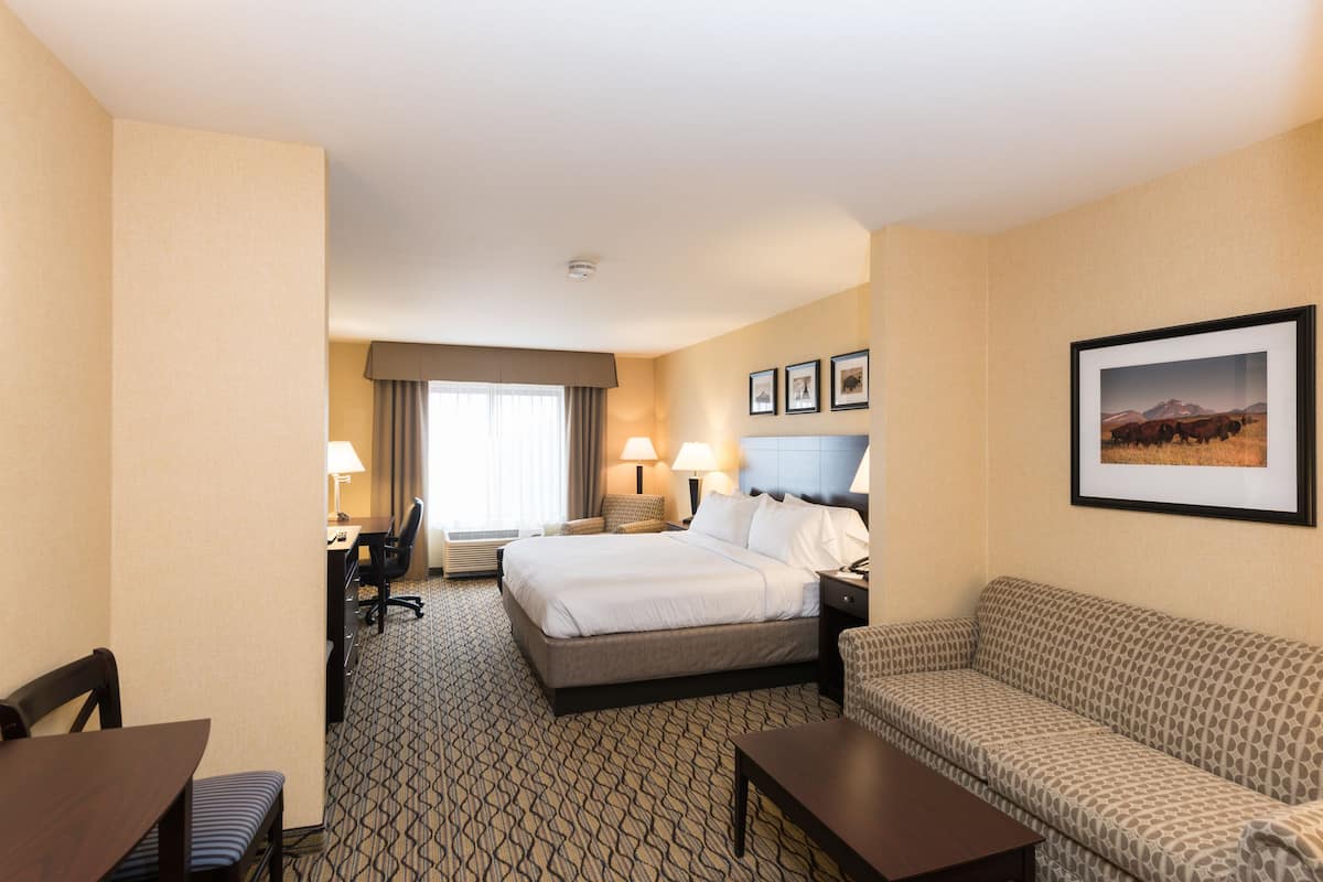 suite, 1 king bed, non smoking | desk, iron/ironing board, free cots/infant beds, free wifi