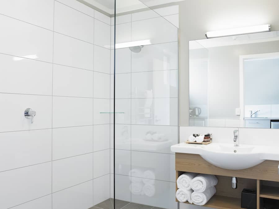 Free toiletries, hair dryer, towels