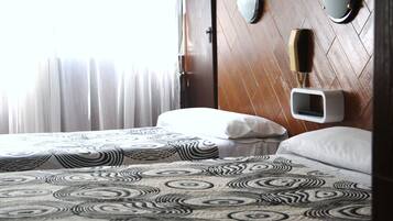 Individually decorated, individually furnished, desk, blackout curtains