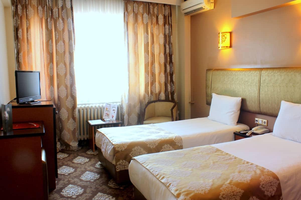 Lakens van Egyptisch katoen, luxe beddengoed, een minibar