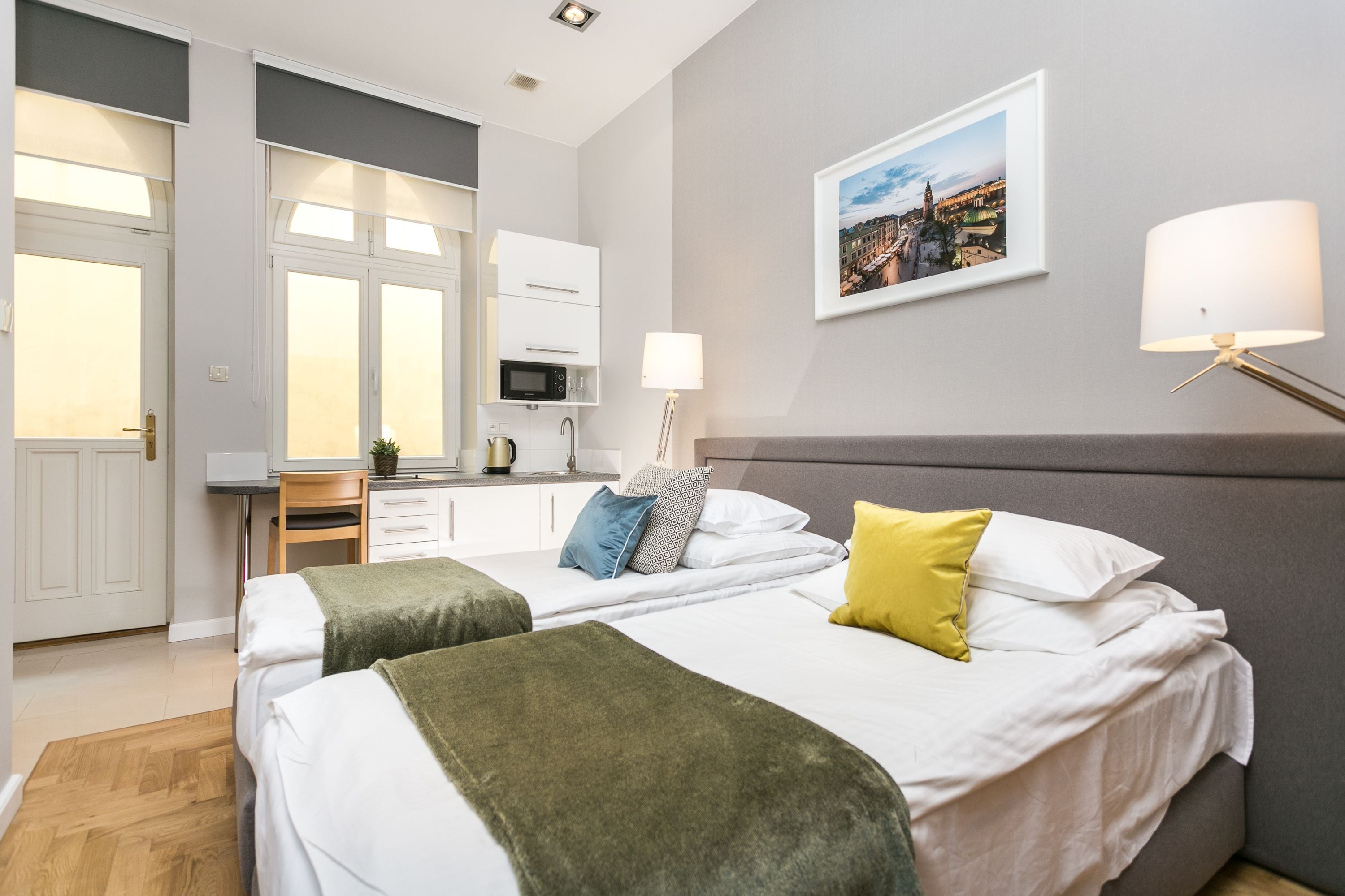 双床房 | 庭院景观