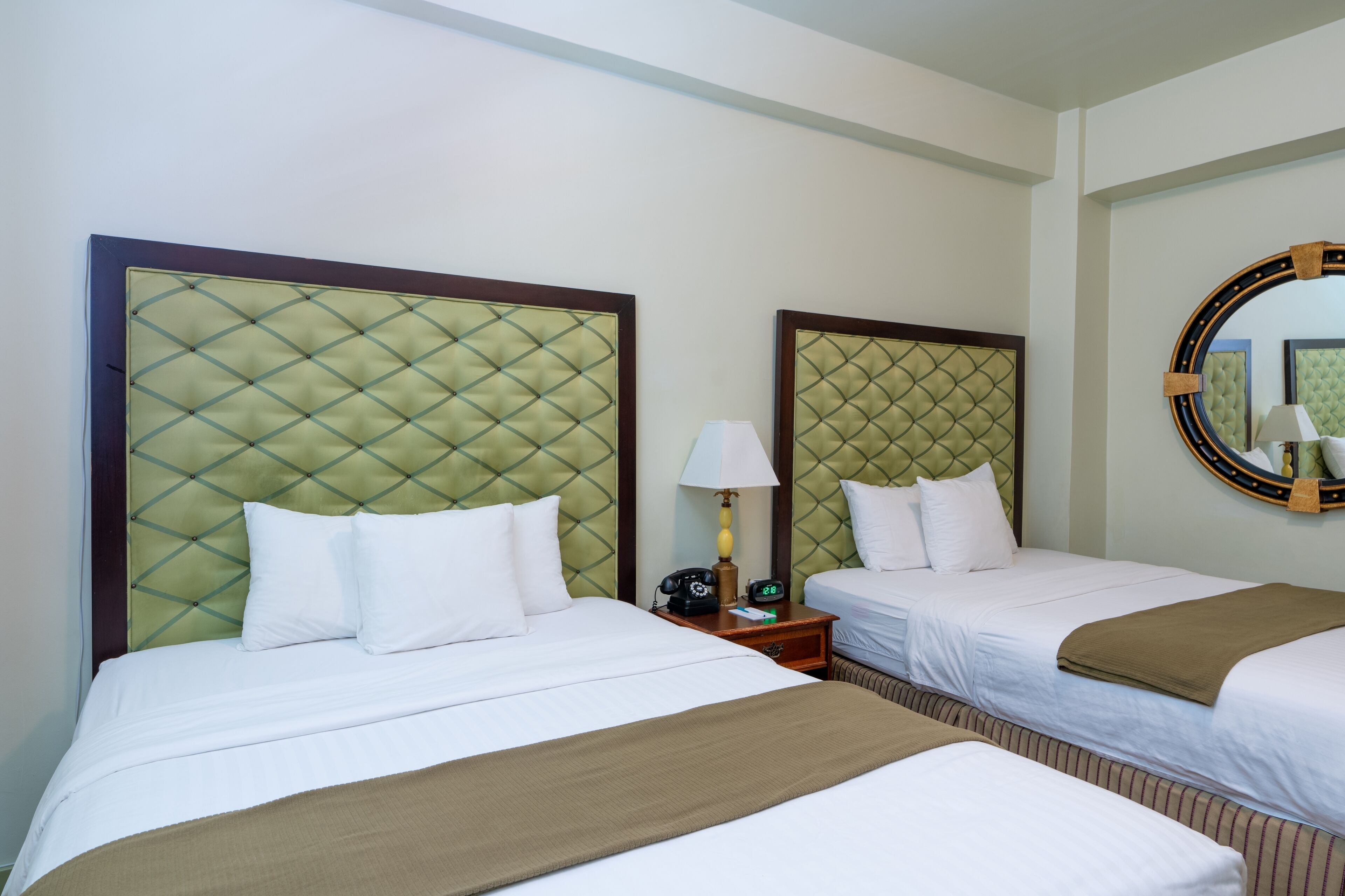 room, 2 queen beds | premium bedding, desk, laptop workspace, free wifi