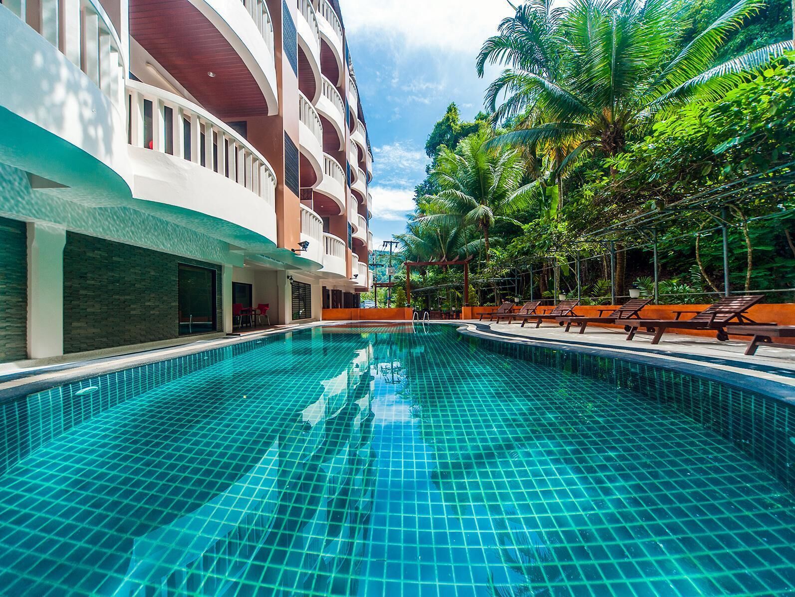 Outdoor banquet area